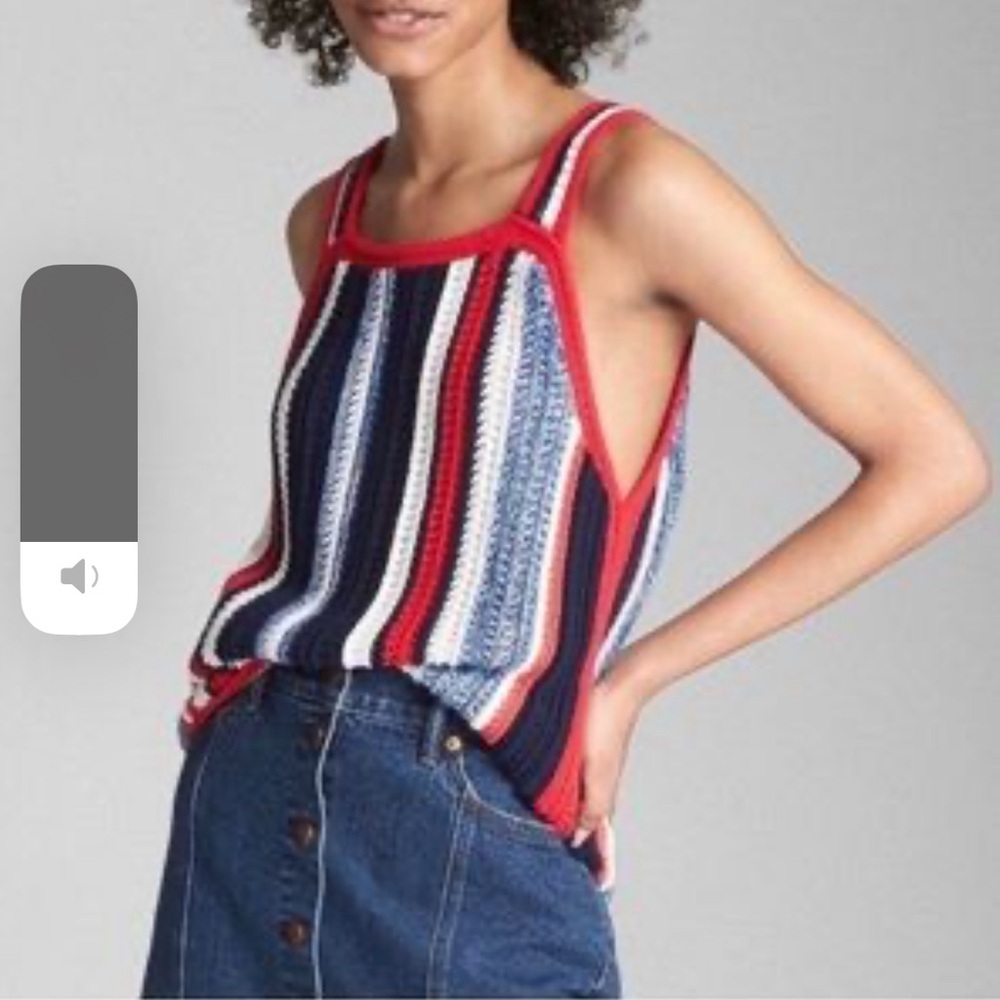 100% cotton knit tank top XS